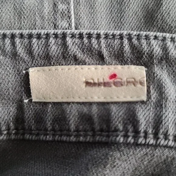 Anthropologie Pilcro The Borrowed Boyfriend Jeans Sz 32 Gray Distressed NWOT - Picture 3 of 14